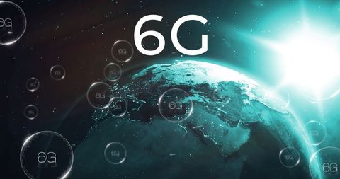 Global 6G Connectivity and Data Processing Concept - Download Free Stock Images Pikwizard.com