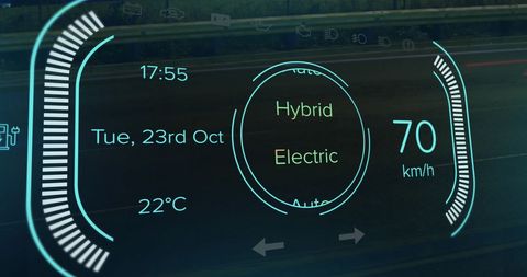 Futuristic Car Dashboard Interface Overlay - Download Free Stock Images Pikwizard.com
