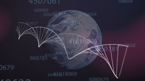Abstract Planet Digital Connectivity and Data Networks