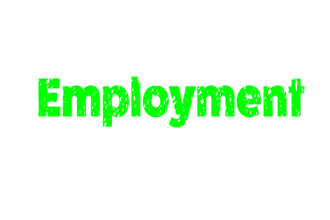 Green Employment Text on Transparent Background for Motivational Use - Download Free Stock Videos Pikwizard.com