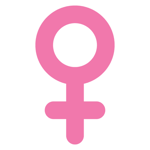 Pink Female Gender Symbol on Transparent Background - Download Free Stock Videos Pikwizard.com