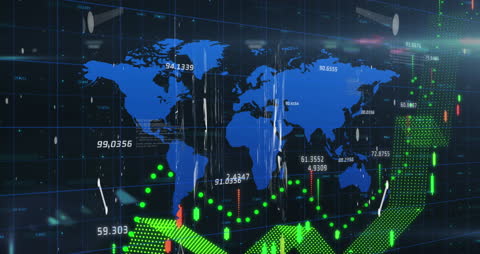 Global Stock Market Analysis and Data Visualization Concept