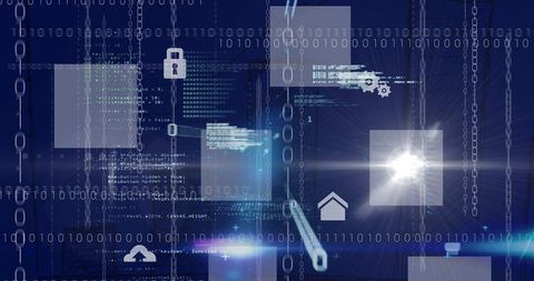 Digital interface networks and secure data processing