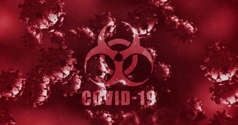 Covid-19 pandemic hazard warning over virus cells