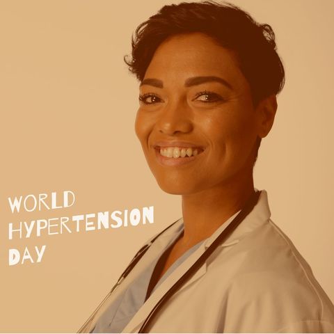 African American Female Doctor Smiling for World Hypertension Day