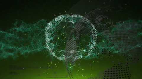 Digital Brain Globally Connected Network Visualization