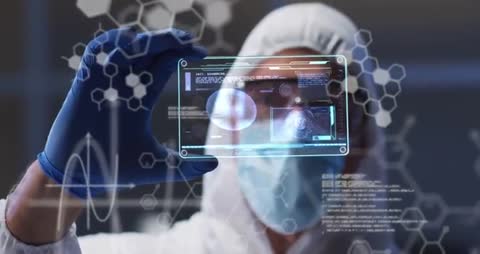 Scientist Uses Holographic Display in Innovative Research Environment