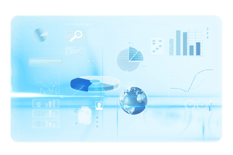 futuristic data interface on transparent background - Download Free Stock Videos Pikwizard.com