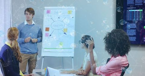 Business Team Engaging in Strategy Development Workshop