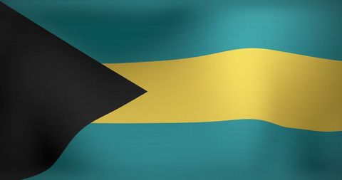 Waving Bahamas Flag in Wind With Seamless Motion - Download Free Stock Images Pikwizard.com