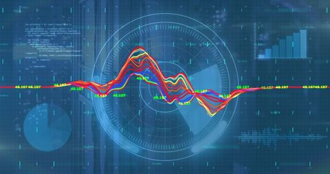 Futuristic Data Overlay with Analytics and Graphs - Download Free Stock Images Pikwizard.com