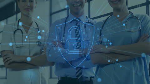 Medical Professionals with Secure Data Overlay in Hospital Setting