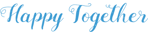 Blue Calligraphy Text 'Happy Together' on Transparent Background - Download Free Stock Videos Pikwizard.com