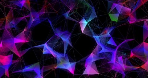 Abstract Colorful Shapes on Black Background - Download Free Stock Images Pikwizard.com
