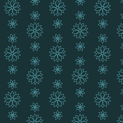 Blue Floral Pattern on Dark Transparent Background - Download Free Stock Videos Pikwizard.com
