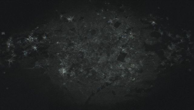 Chaotic Glitch Interference on Digital Display