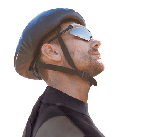 caucasian male cyclist wearing helmet looking confident transparent background - Download Free Stock Videos Pikwizard.com