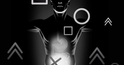 Abstract Human Body with Digital Shapes in Surreal Scene - Download Free Stock Images Pikwizard.com