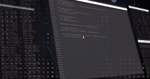 Modern Digital Data Processing with Code Interface - Download Free Stock Images Pikwizard.com