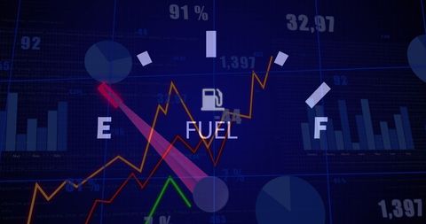 Data Integration with Enhanced Fuel Indicators - Download Free Stock Images Pikwizard.com