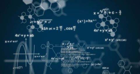 complex mathematical equations and algorithms, digital interface - Download Free Stock Images Pikwizard.com