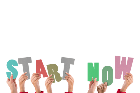 hands holding 'start now' text transparent background, copy space - Download Free Stock Videos Pikwizard.com
