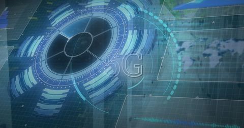 5G Network Technology with Digital Data Processing Concept - Download Free Stock Images Pikwizard.com