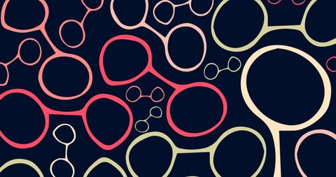 Abstract Colorful Eyeglasses Design - Download Free Stock Images Pikwizard.com