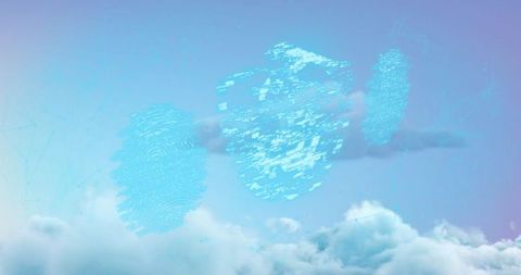 Cloud Computing Cybersecurity Fingerprint Lock Concept - Download Free Stock Images Pikwizard.com