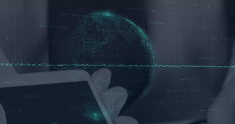 Financial Data Processing with Digital Interface Elements - Download Free Stock Images Pikwizard.com