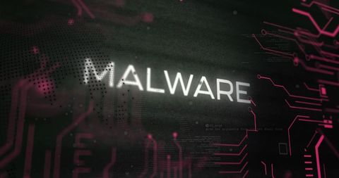 Cybersecurity Threat Concept with Malware Text on Digital Interface - Download Free Stock Images Pikwizard.com