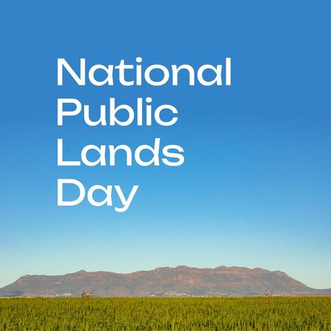 National Public Lands Day Celebration with Serene Landscape - Download Free Stock Templates Pikwizard.com