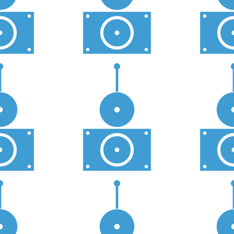 Digital Blue Cameras Repeating on Transparent Background - Download Free Stock Videos Pikwizard.com