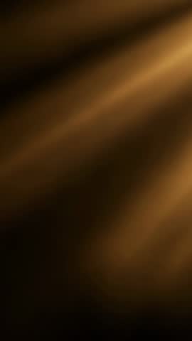 Vertical Looping Abstract Golden Light Streaks Streaming Across Dark Space for Background