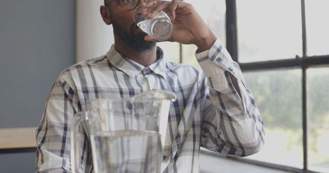 Business Professional Drinking Water Thoughtfully - Download Free Stock Images Pikwizard.com