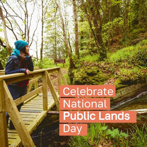 exploring nature on national public lands day - Download Free Stock Templates Pikwizard.com