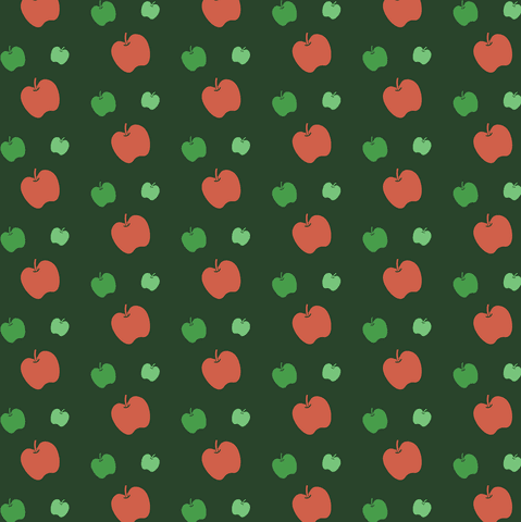 transparent vector apples pattern on dark green background - Download Free Stock Videos Pikwizard.com