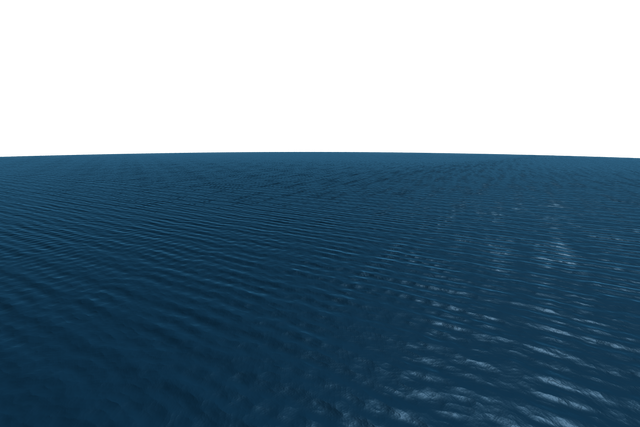 Navy Blue Calm Ocean Digital Illustration on Transparent Background - Download Free Stock Videos Pikwizard.com