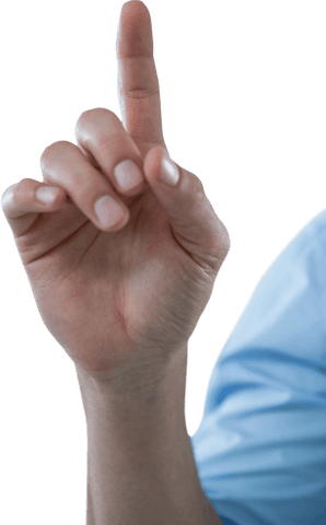 man's hand pointing upward on transparent background - Download Free Stock Videos Pikwizard.com