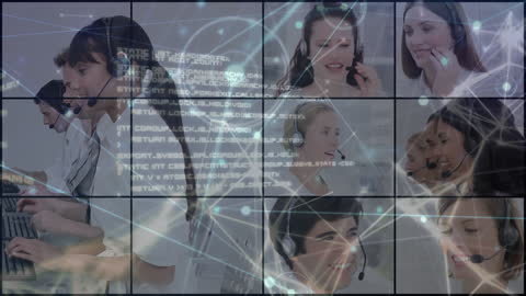 Global Corporations Innovating Technology Connection Solutions Display