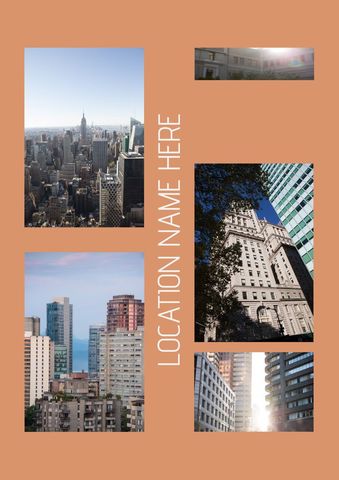 Cityscape Collage with Dynamic Urban Views - Download Free Stock Templates Pikwizard.com