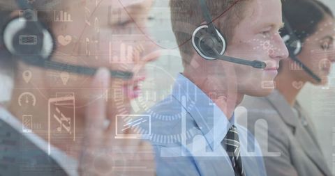 Digital Communication and Data Management - Download Free Stock Images Pikwizard.com