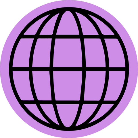 stylized transparent globe icon with black grid lines - Download Free Stock Videos Pikwizard.com