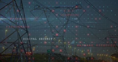Cyber Security Threats Amidst Modern Infrastructure - Download Free Stock Images Pikwizard.com