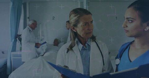 Experienced Doctor Analyzing Patient Information