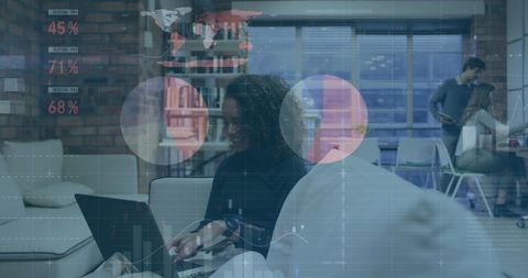 Global Financial Data Analysis in Modern Office Setting