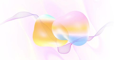 colorful abstract shapes with moving wave lines - Download Free Stock Images Pikwizard.com
