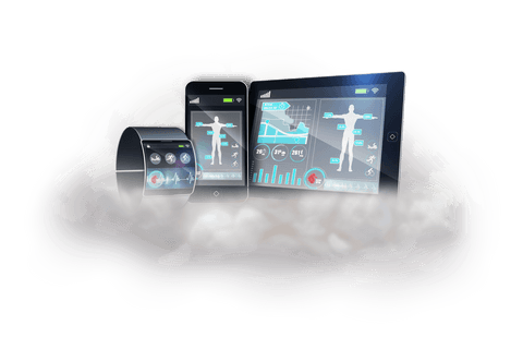 futuristic gadgets embedded in cloud with transparent background - Download Free Stock Videos Pikwizard.com