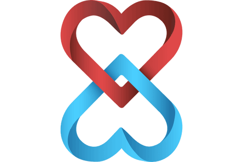 connected hearts symbolizing unity on transparent background - Download Free Stock Videos Pikwizard.com