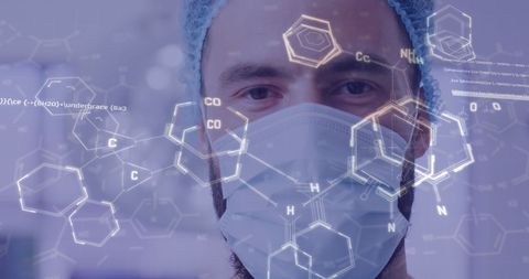 Doctor Interacting with Digital Medical Data Interface